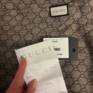 Authentic Gucci Jacquard Scarf